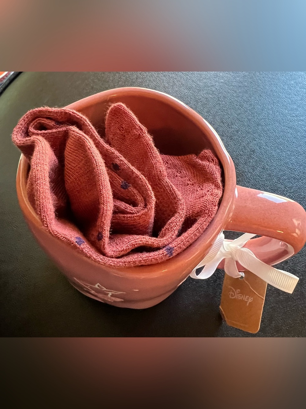 Disney/Rae Dunn NEW  Piglet Pink Ceramic Mug with Embossed Sentiment - Picture 5 of 8